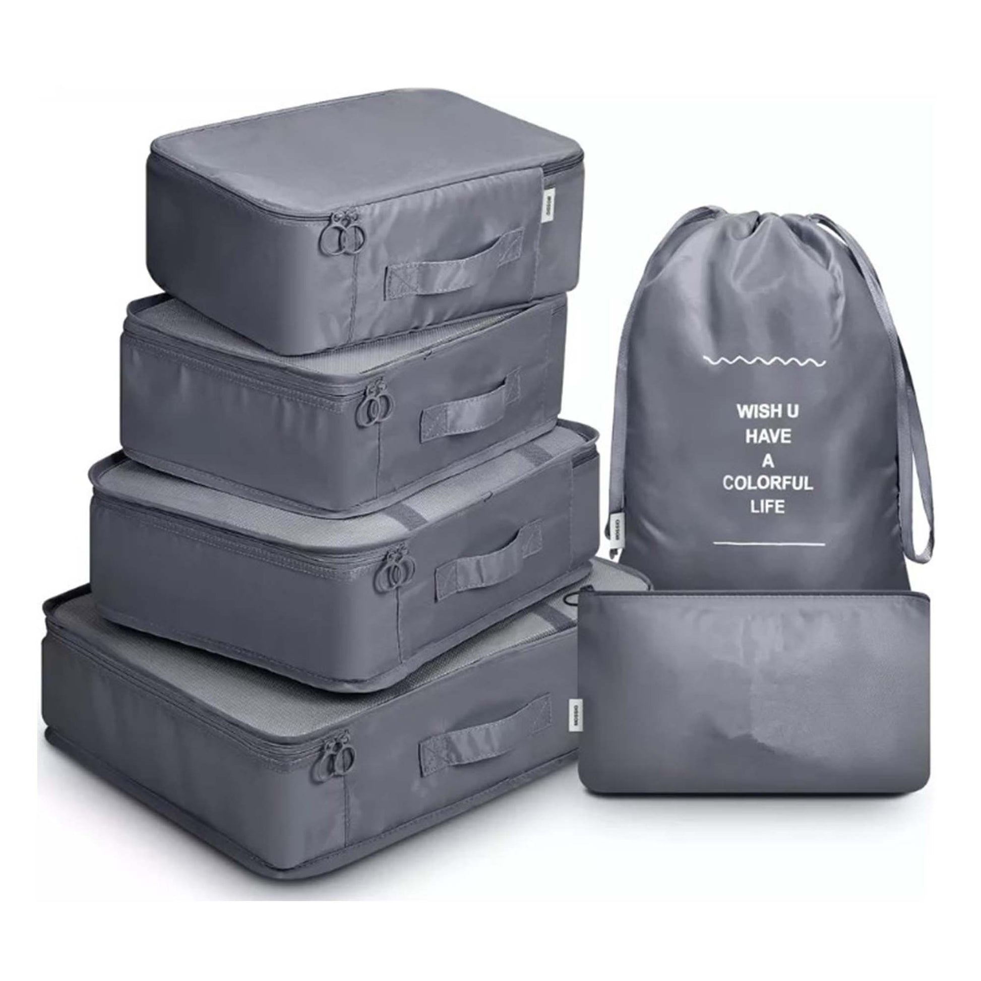 8 Set Packing Cubes for Suitcases | Luggage Packing Organizers for Travelling