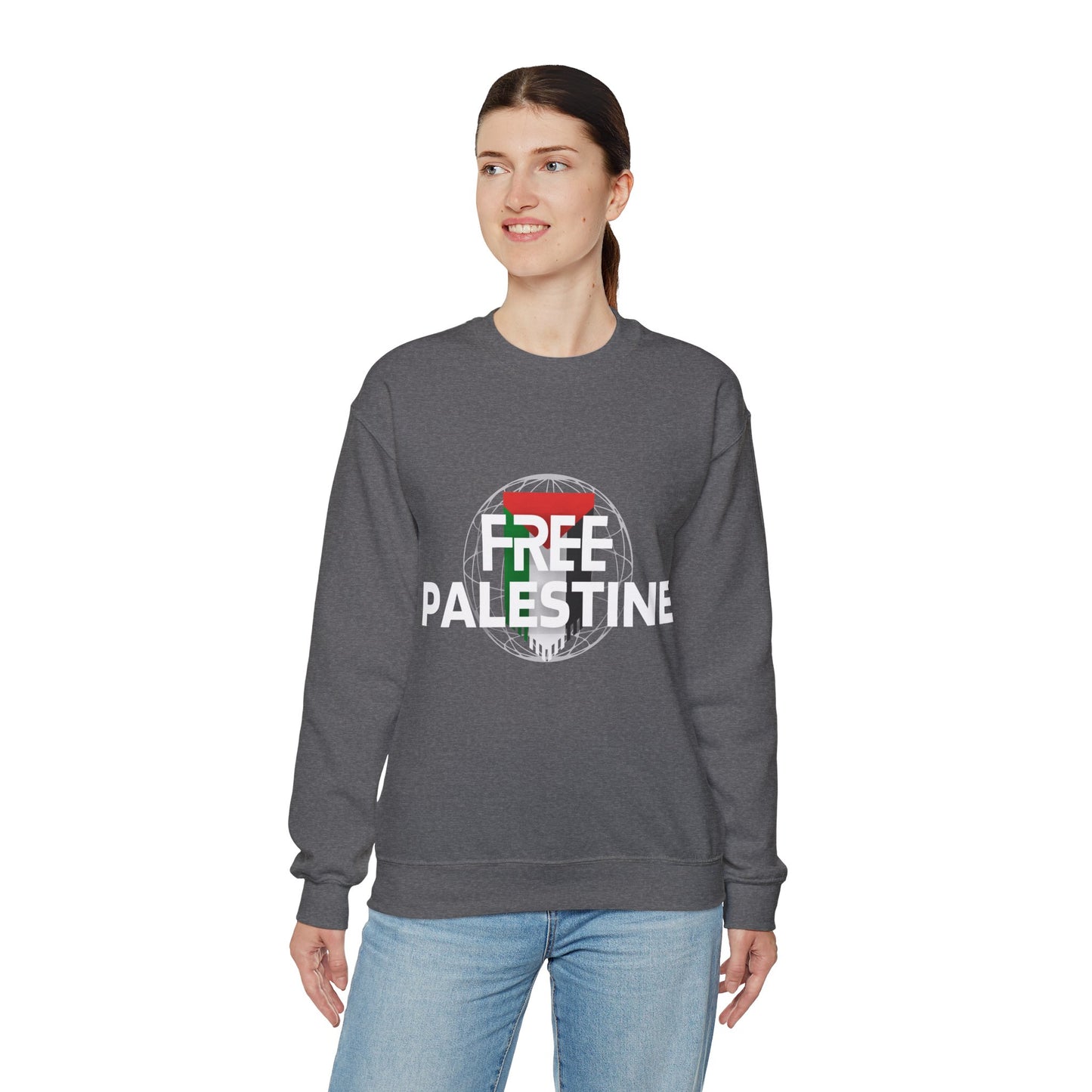 Unisex Heavy Blend™ Crewneck Sweatshirt- Flag